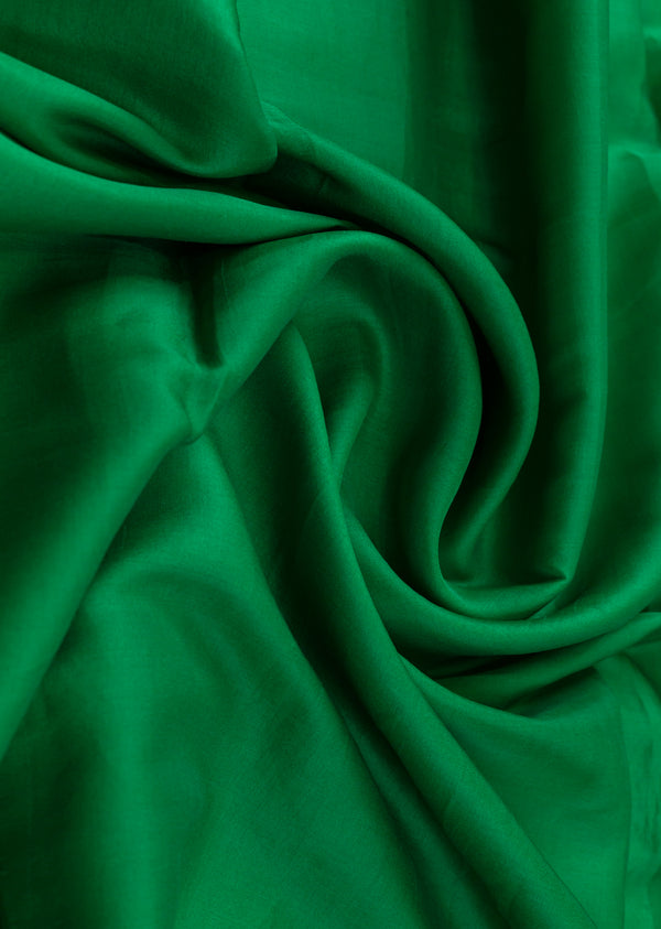 Green Tussar Silk Cut Piece ( 1 Meter)