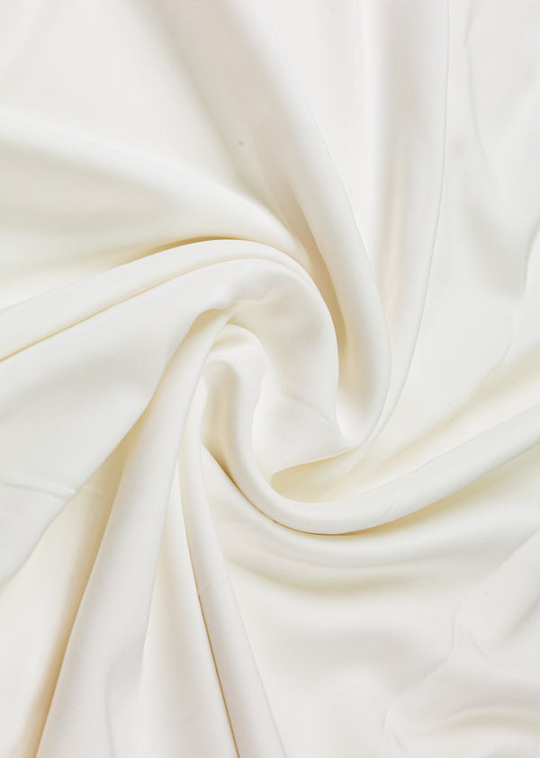 White Plain Dyeable Pure Crepe