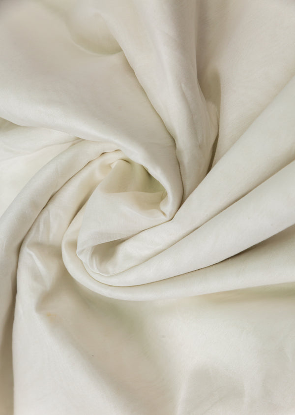 White Dyeable Pure Chanderi