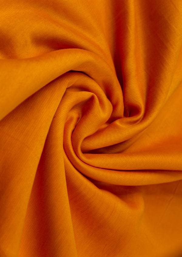 Mustard Yellow  Pure Chanderi