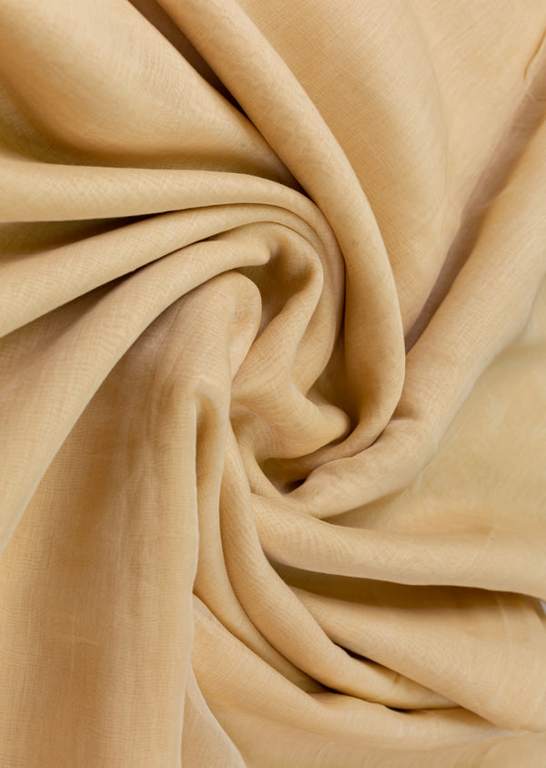 Light Beige Pure Silk Chanderi