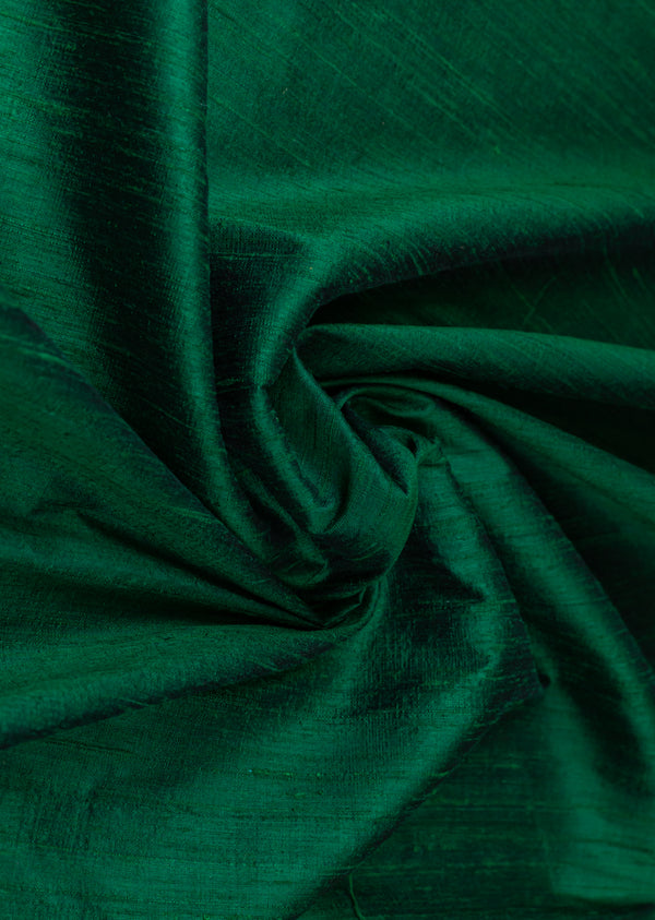 Emerald Green Bangalore Raw Silk