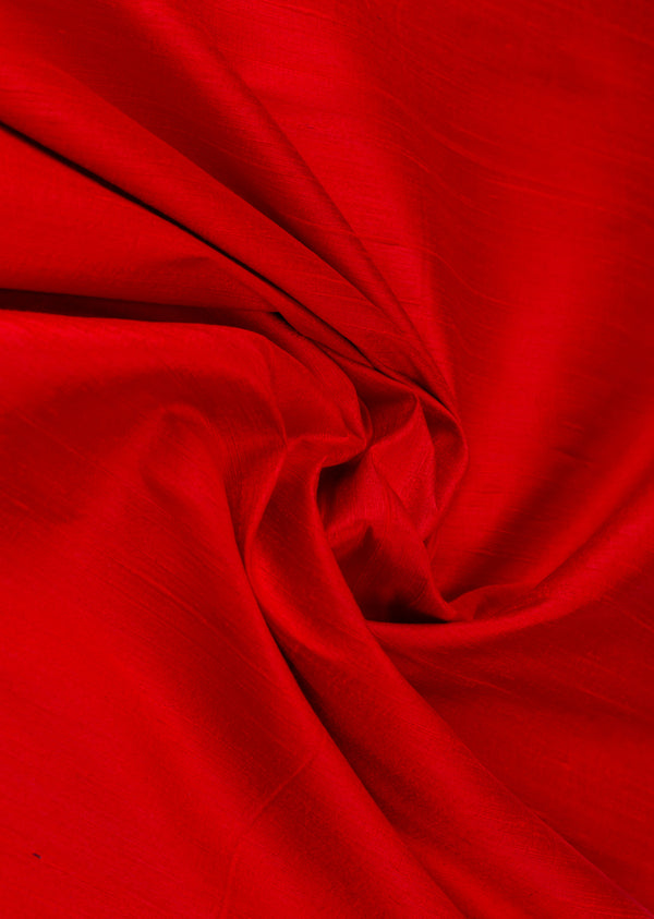 Red Bangalore Raw Silk