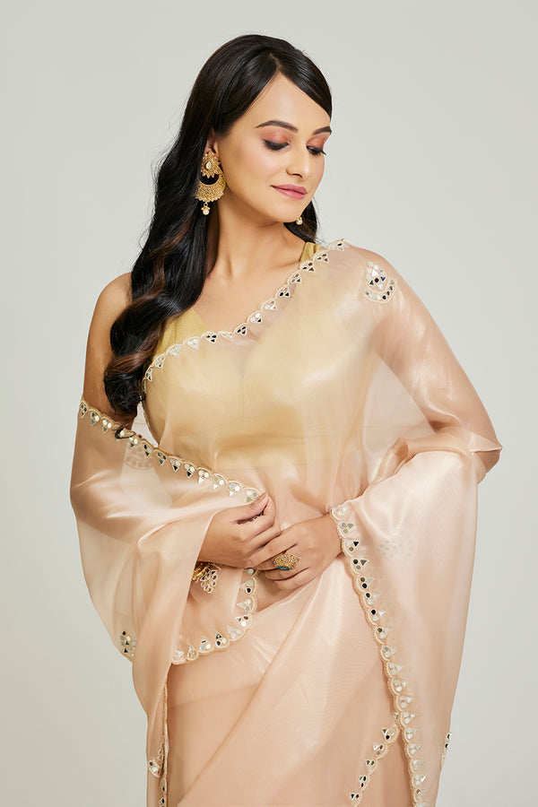 Light Pink  Raina Silk Saree