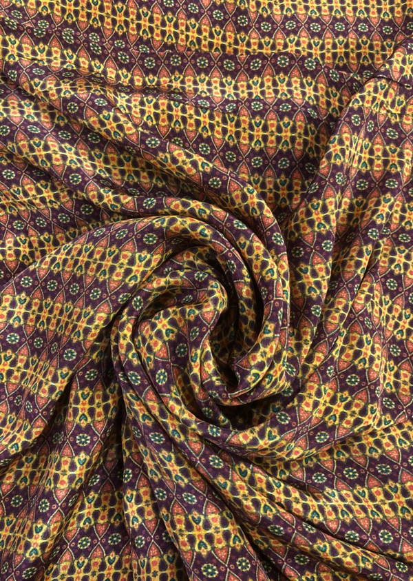 Multicolor Printed Crepe