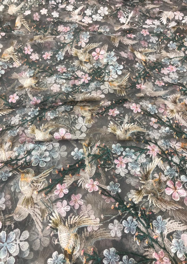 Imported Embroidered Net