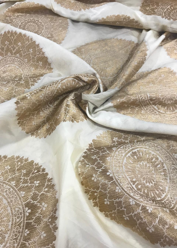 Off-White Chakra Brocade