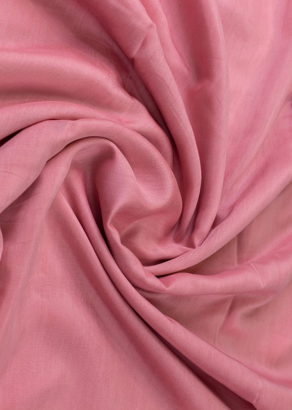 Pink Plain Smooth & Silky Muslin Fabric