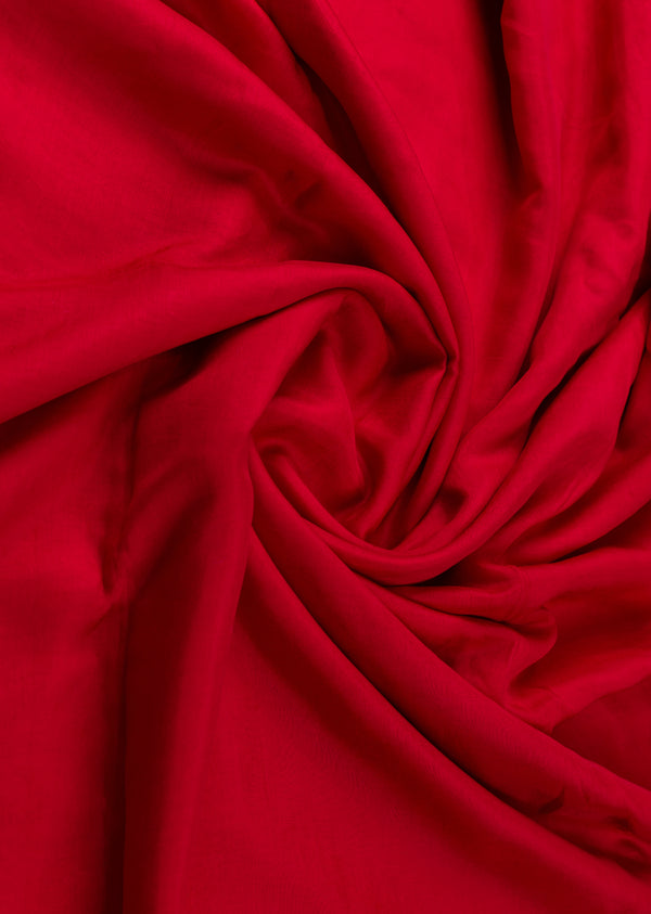 Coral Plain Smooth & Silky Muslin Fabric