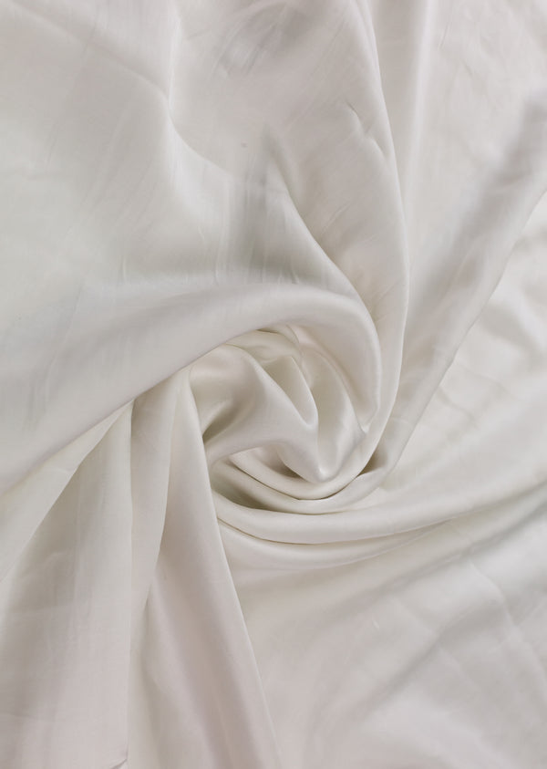 White Dyeable Modal Satin