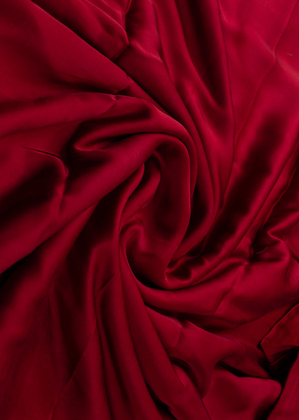 Red Modal Satin