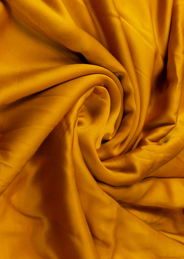 Mustard Yellow Modal Satin