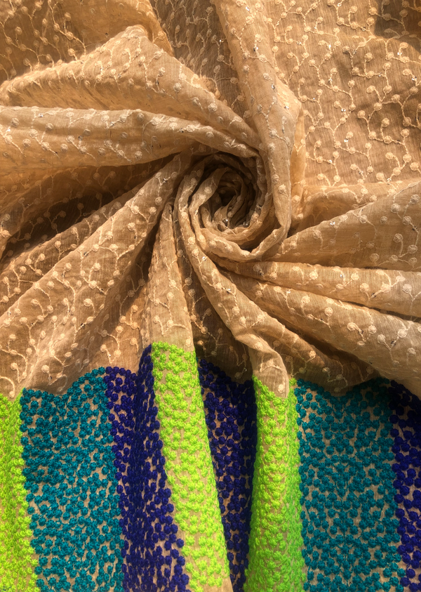Embroidered Chanderi