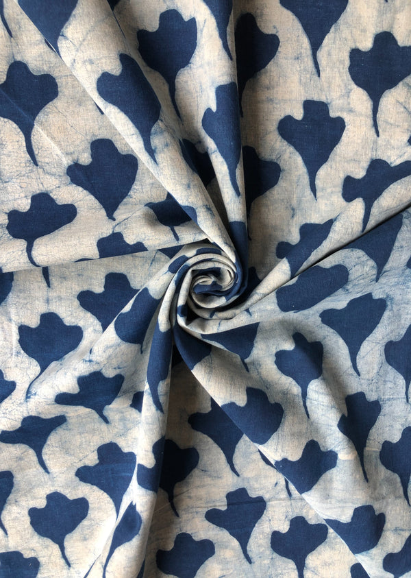 Floral Motif Indigo