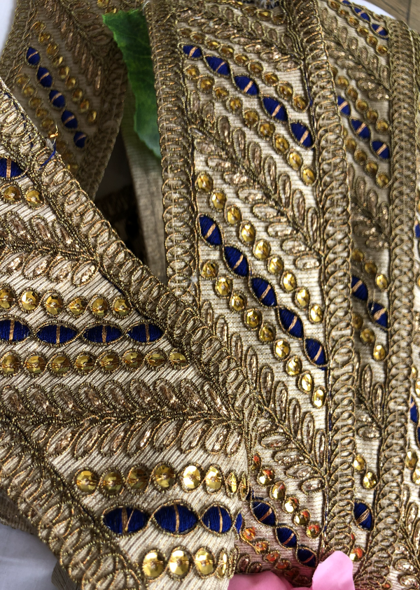 Golden Embroidered Border