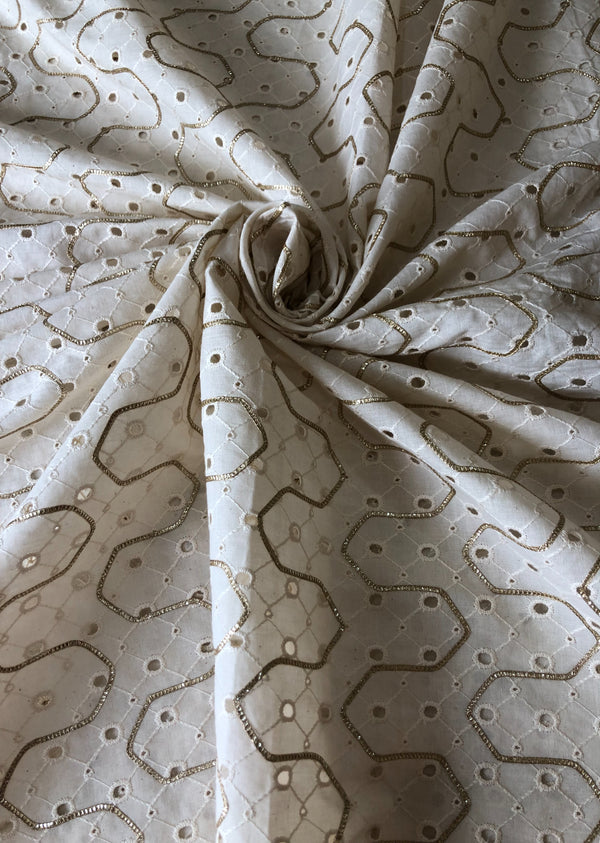 White Embroidered Hkoba