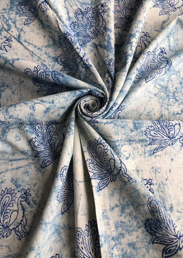 Motif Print Indigo