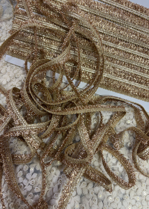 Golden Embroidered Lace