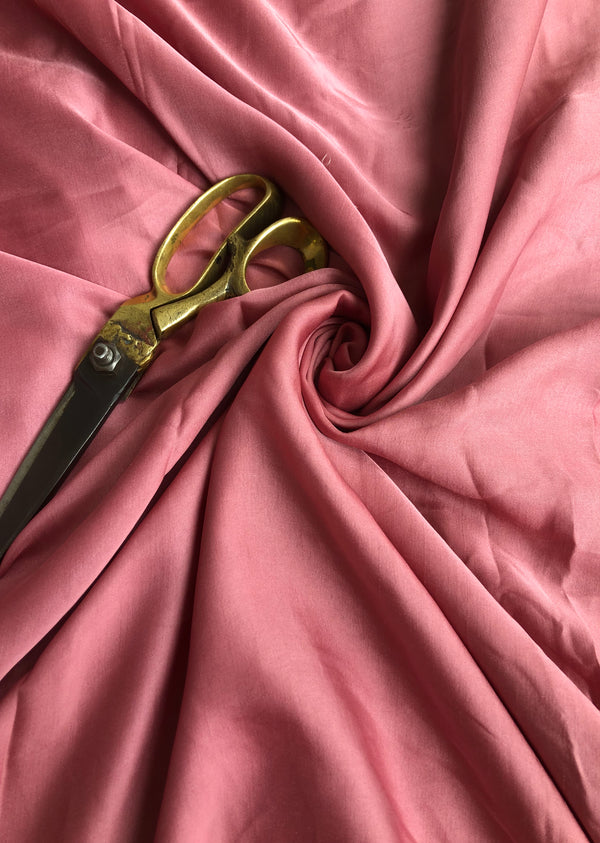 Light Pink Plain Mini Silk
