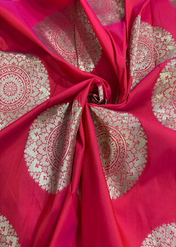 Pink  Chakra Motif Brocade