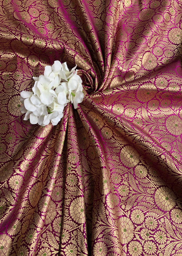 Rani Pink Motif Brocade
