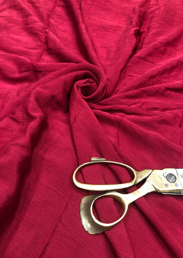 Pink Plain  Chinon Chiffon